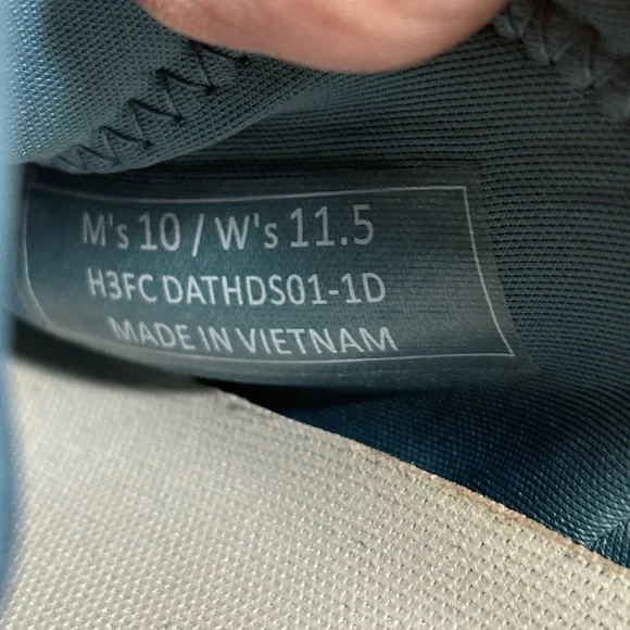 Kizik Unisex Athens Deep Sea Blue Hands Free Sneakers Size M's 10/W's 11.5 - Picture 9 of 10